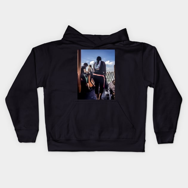 Staten Island Ferry, NYC Kids Hoodie by eleonoraingrid